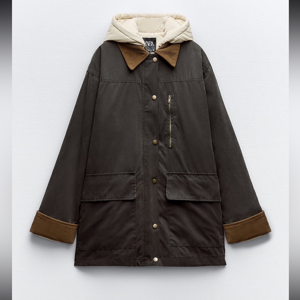 Zara two-in-one jacket with removable layer